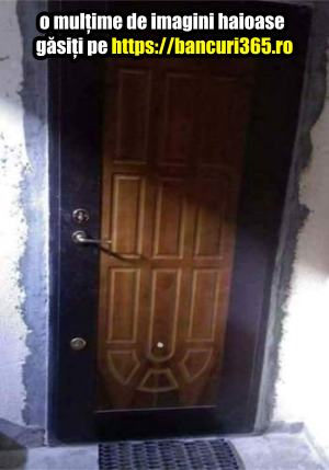 Dorel si-a schimbat usa de la apartament