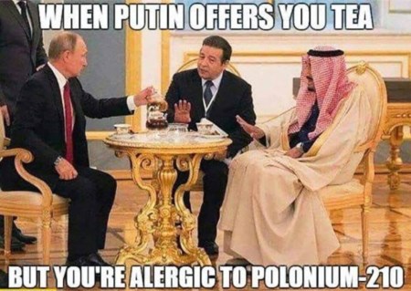 de ce presedintii refuza ceaiul lui Putin