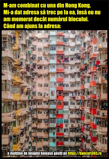 cum arata un bloc din Hing Kong gluma zilei
