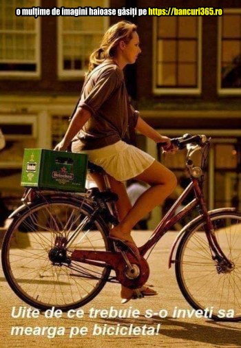 de ce femeia trebuie sa mearga pe bicicleta
