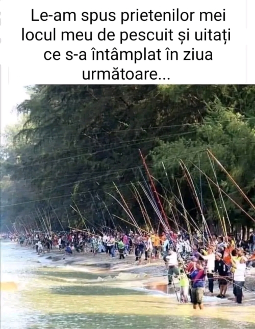 Cand le arati prietenilor tai unde pescuiesti