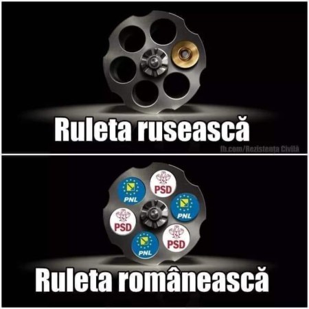 cum arata ruleta ruseasca romaneasca