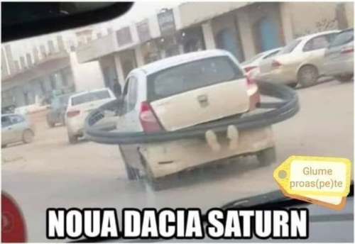 Bancul zilei - cum arata Dacia Saturn