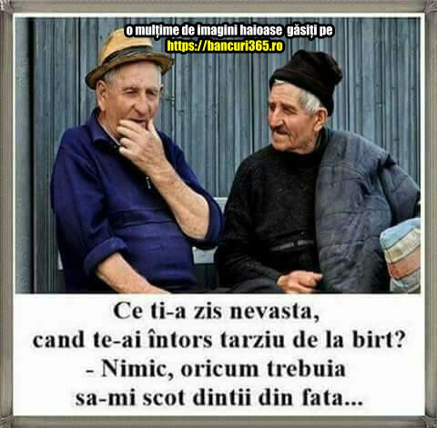 ce ii spune o femie sotului ei cand vine de la birt