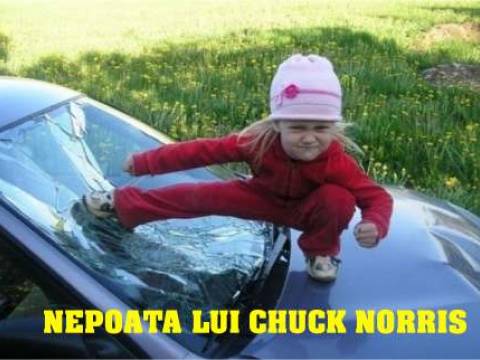 Cum arata nepoata lui Chuck Norris