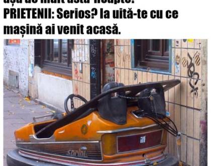 De ce un bețiv a ajuns t&acirc;rziu acasă