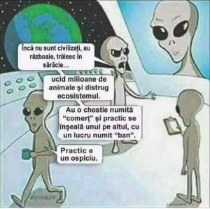 Discuția pământenilor cu extratereștrii