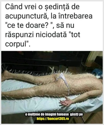 Atentie cand mergeti la acupunctura
