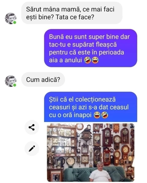 bancul zilei supararea un ceasornicar