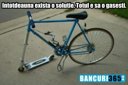 cand ai ramas cu o singura roata