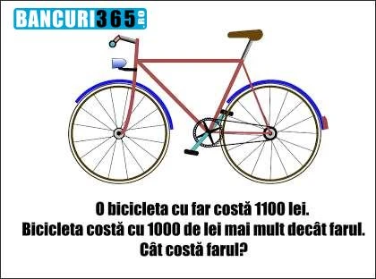 cat costa farul de la bicicleta