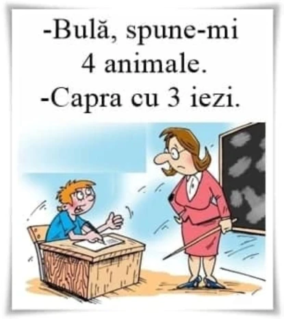 cate animale cunoaste Bula gluma zilei