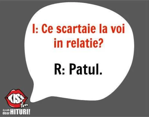 ce scartiie in relatie