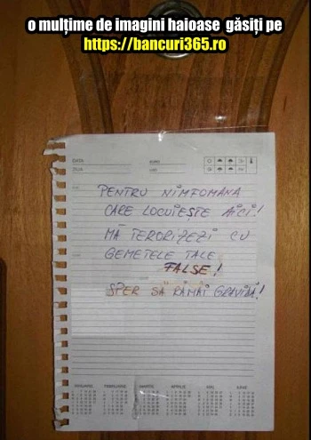 ce doreste sa i se intample unei vecine