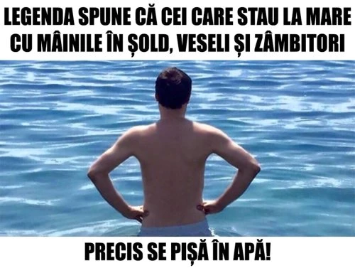ce fac cei care stau in apa si sunt zambitori