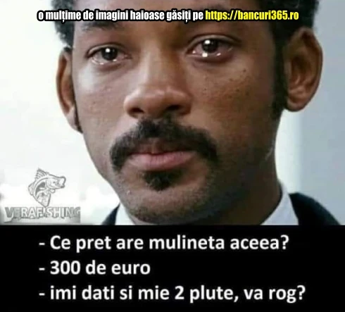 ce face un pescar cand vede pretul unei mulinete