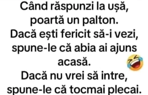 ce faci ca sa scapi de vizitatori