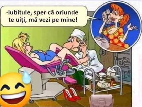 ce ii spune sotia unui ginecolog bancuri