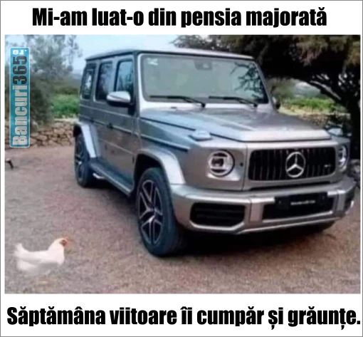 ce isi poate cumpara un pensionar din pensia majorata