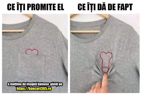 ce iti promite un barbat si de fapt ce iti ofera bancuri