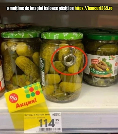 Ce surprize mai gasesti in borcanul cu castraveti