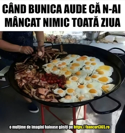 ce mancare pregateste bunica cand nu ai mancat