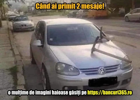 ce mesaj a primit un sofer de la un dusman de al lui bancuri