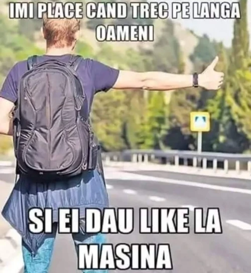 ce pietoni dau like la masini