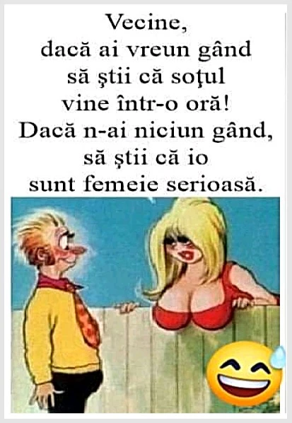 ce propunere are o femeie pentru vecinul ei