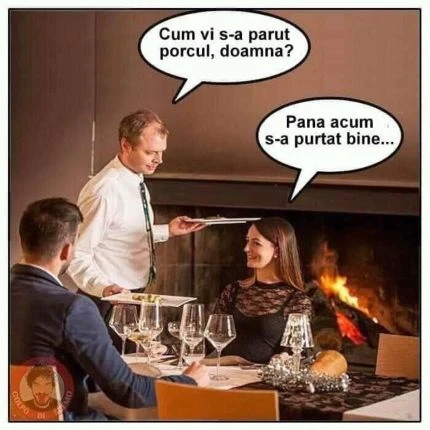 ce raspuns a primit chelnerul