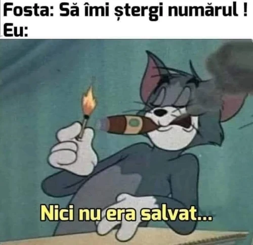 Ce răspuns ii dă un bărbat fostei lui iubite