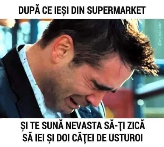 ce se intampla cand iesi din supermarket