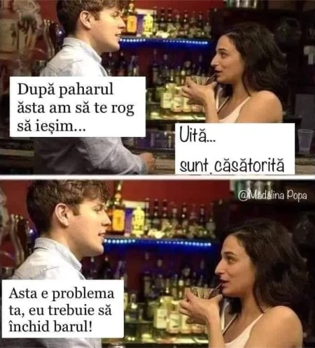 ce vrea un barbat de la o femeie in bar