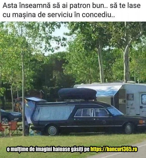 cu ce masina a plecat un angajat in concediu