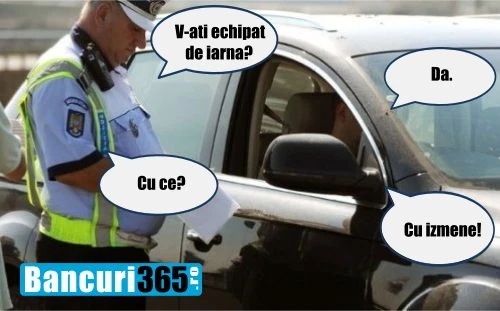 cu ce s-a echipat soferul de iarna