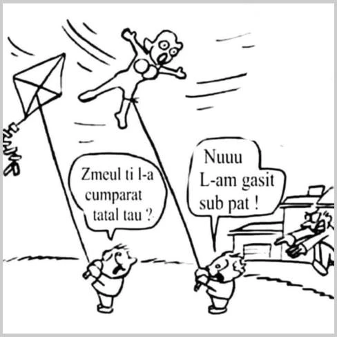 cu ce zmeie se joaca doi copii