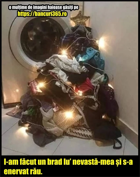 cum arata bradul pentru sotie bancul zilei