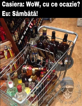 cum arata cosul de cumparaturi al unui barbat