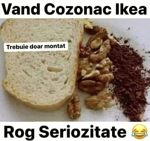 Cum arata cozonacul Ikea, cel care trebuie doar montat