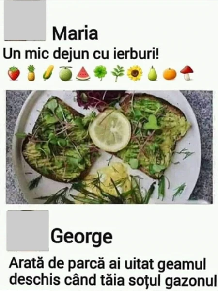 cum arata mancarea facuta de o femeie