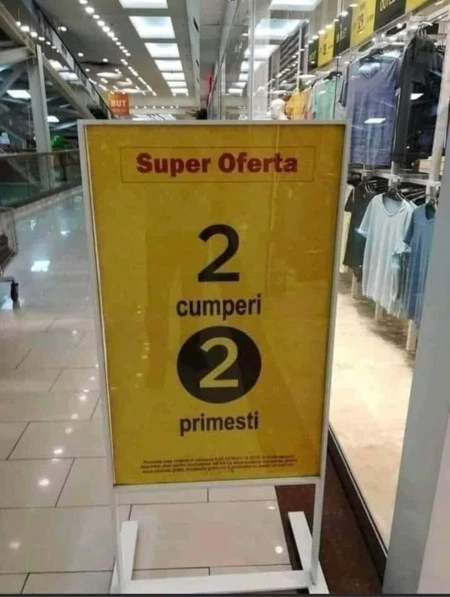 cum arata o superoferta din magazine