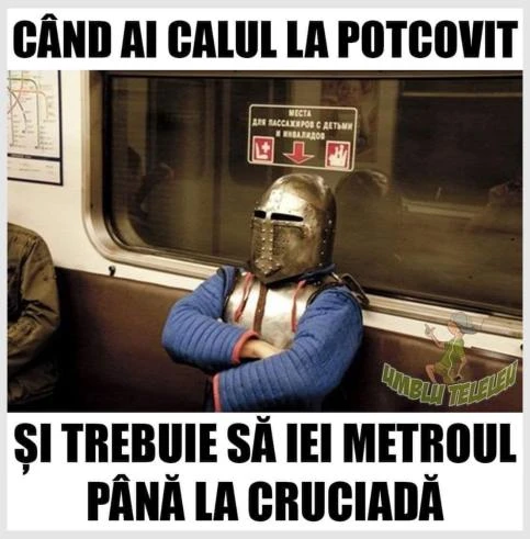 cum arata un soldat care merge cu metroul