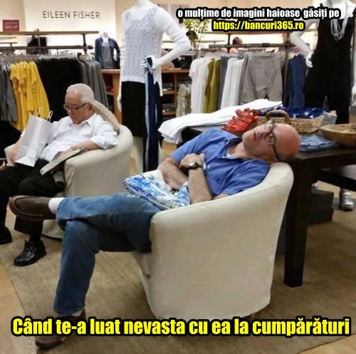 cum isi asteapta barbatii femeile la la cumparaturi