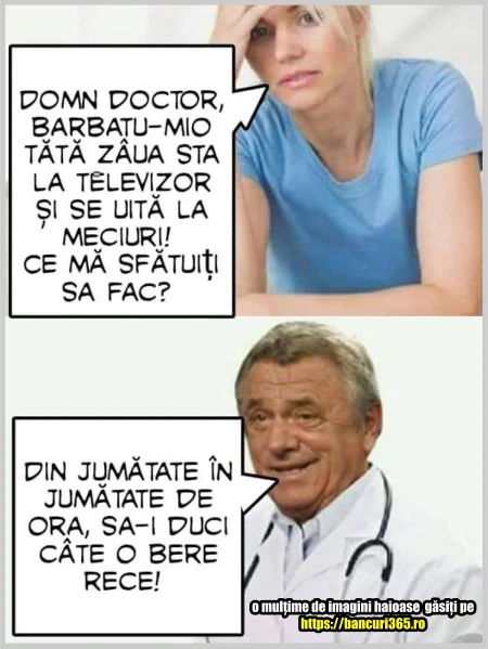 cum poti ajuta barbatul cand se uita la TV