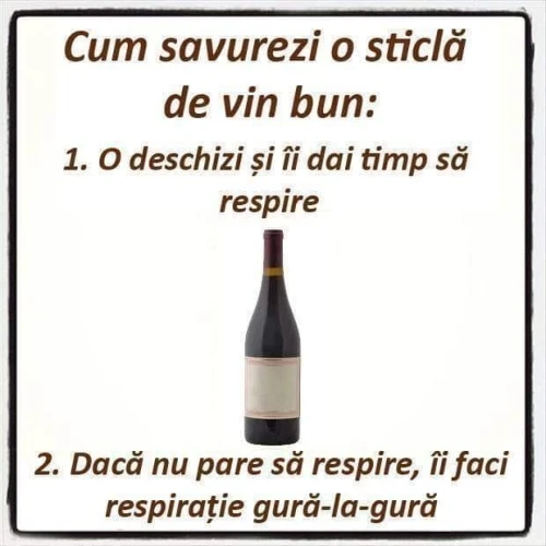 cum savurezi o sticla de vin