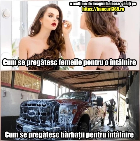 cum se pregatesc femeiel si barbatii de intalnire bancuri