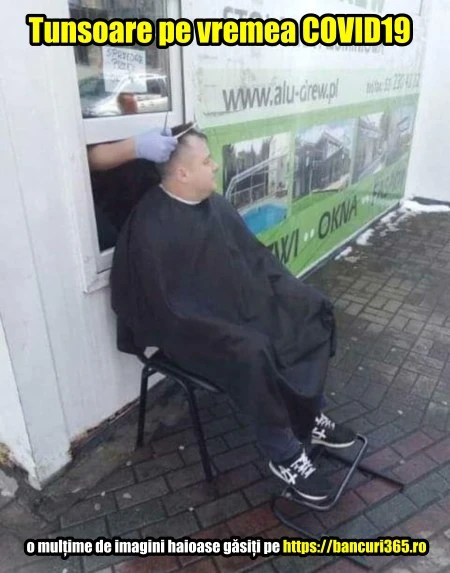 cum se tunde omul in carantina