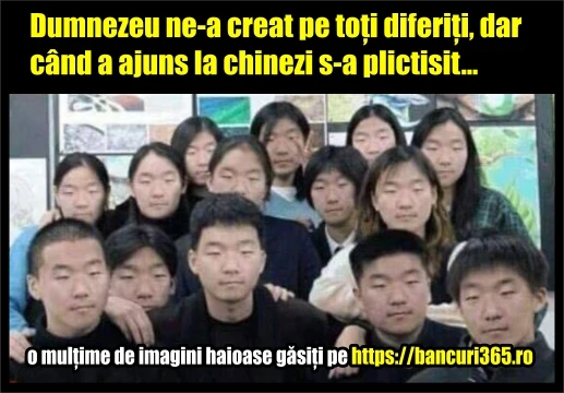 de ce chinezii seamana intre ei