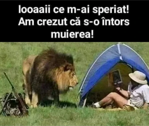 de ce sa speriat un turist care statea la cort