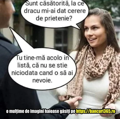 de ce un barbat vrea sa fie prieten cu o femeie casatorita gluma zilei